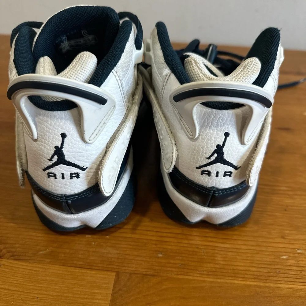Jordan Kids Sneakers in White and Dark Green